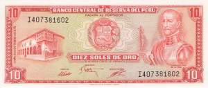 10 Soles de Oro 1975